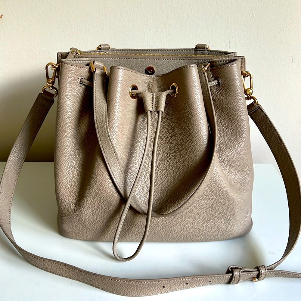 Quince Tan Shoulder Bag